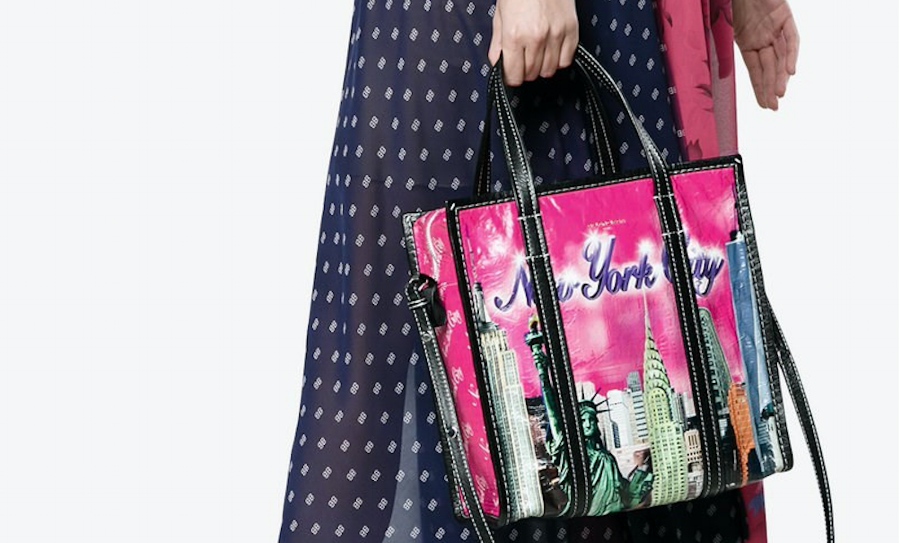 balenciaga bazar new york tote bag
