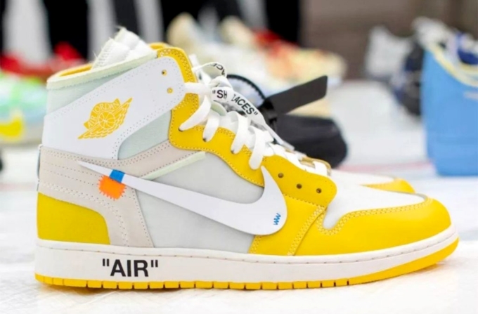 Off-White x Air Jordan 1 «Canary Yellow» - первый взгляд