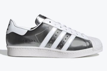 Prada x adidas Superstar «Metallic Silver» детали релиза