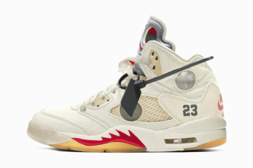 Где купить кроссовки Off-White x Nike Air Jordan 5 «Sail»