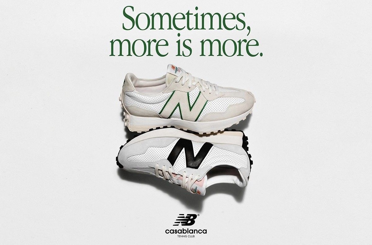 Casablanca х New Balance 327 детали релиза