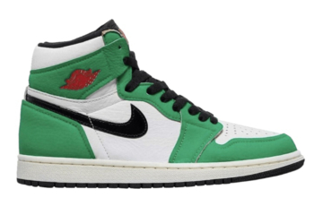 Женские кроссовки Air Jordan 1 High OG WMNS «Lucky Green»