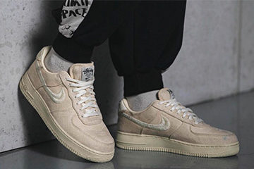 Stussy x Nike Air Force 1 «Fossil Stone»
