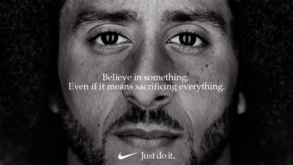 Just Do It - рекламная кампания Nike с Колином Каперником