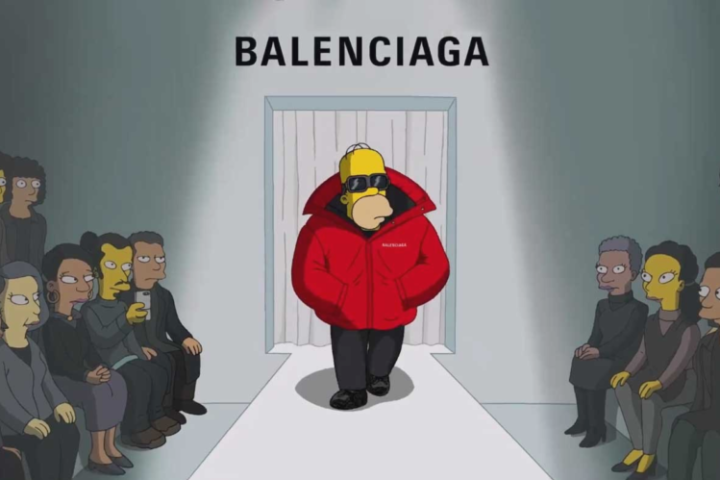 Balenciaga представил серию «Симпсонов» на показе новой коллекции 01 mcmag.ru
