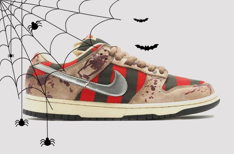 Кроссовки на Хэллоуин - Nike Dunk SB Low «Freddy Krueger»
