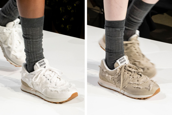 Miu Miu x New Balance 574 - первый взгляд на коллаборацию